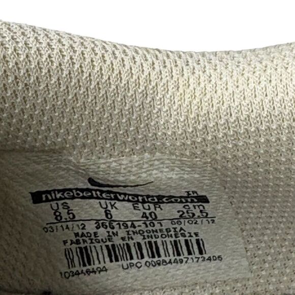 Nike Cheer Flash Cheerleading Shoes White Size 8.5 - Picture 8 of 10